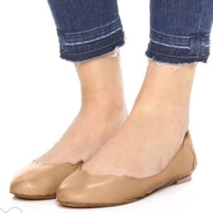 Sam Edelman Augusta Scalloped leather flats